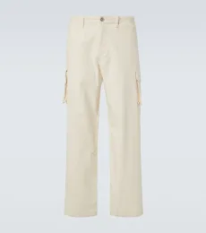 Pantalon cargo Mount rayé en coton Pantalon cargo Mount rayé en coton