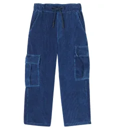 Pantalon cargo Salem en velours côtelé de coton Pantalon cargo Salem en velours côtelé de coton