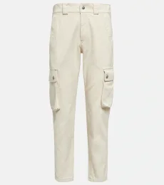 Pantalon cargo tapered Evalia en coton Pantalon cargo tapered Evalia en coton