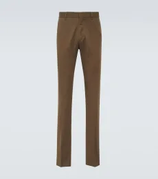 Pantalon chino en coton mélangé