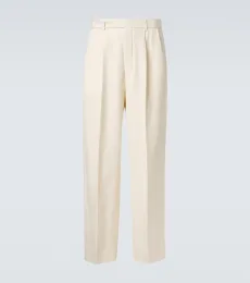 Pantalon de costume à taille haute