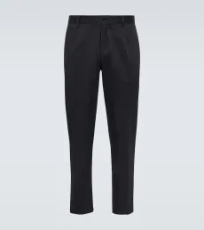 Pantalon de costume en coton mélangé Pantalon de costume en coton mélangé