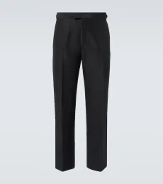 Pantalon de costume en laine et soie Pantalon de costume en laine et soie