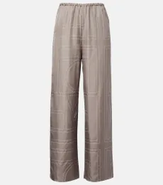 Pantalon de pyjama en sergé de soie Pantalon de pyjama en sergé de soie