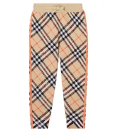 Pantalon de survêtement Burberry Check en laine Pantalon de survêtement Burberry Check en laine