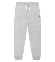 Pantalon de survêtement en coton mélangé à logo Pantalon de survêtement en coton mélangé à logo