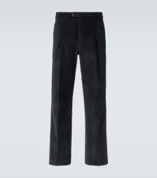 Pantalon droit Amo en velours côtelé de coton Pantalon droit Amo en velours côtelé de coton