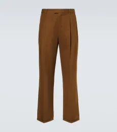 Pantalon droit Belamy en coton mélangé Pantalon droit Belamy en coton mélangé