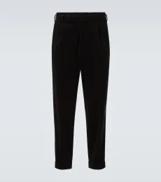 Pantalon droit en velours côtelé