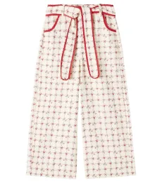 Pantalon droit Lissy en coton à fleurs Pantalon droit Lissy en coton à fleurs