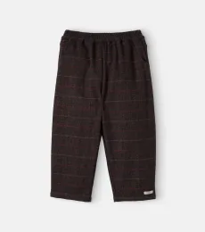 Pantalon Elias en laine mélangée à carreaux