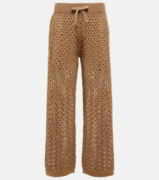 Pantalon en coton, lin et soie Pantalon en coton, lin et soie