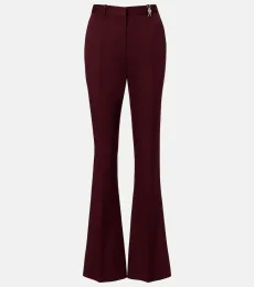 Pantalon évasé en laine Pantalon évasé en laine