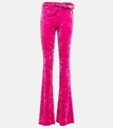 Pantalon évasé en velours Pantalon évasé en velours