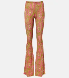 Pantalon évasé imprimé Pantalon évasé imprimé