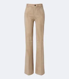 Pantalon évasé Lizzy en daim Pantalon évasé Lizzy en daim