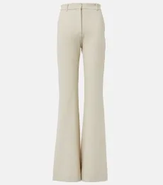 Pantalon évasé Tafina en coton mélangé Pantalon évasé Tafina en coton mélangé