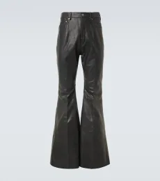 Pantalon flare Bolan en cuir Pantalon flare Bolan en cuir