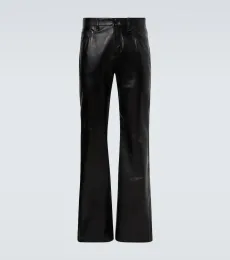 Pantalon flare en cuir Pantalon flare en cuir