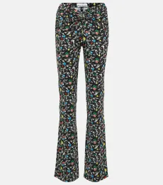 Pantalon imprimé en crêpe Pantalon imprimé en crêpe