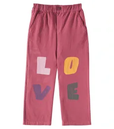 Pantalon Love imprimé en coton
