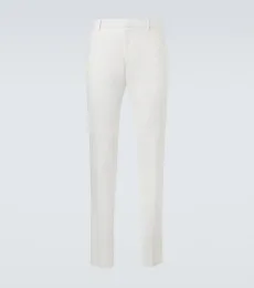 Pantalon slim en coton mélangé Pantalon slim en coton mélangé