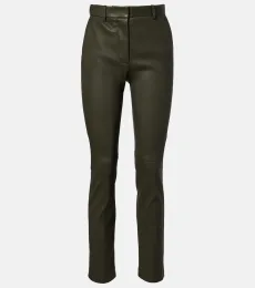 Pantalon slim en cuir Pantalon slim en cuir