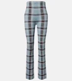 Pantalon slim en laine mélangée Pantalon slim en laine mélangée