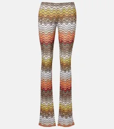Pantalon slim Wave en lamé Pantalon slim Wave en lamé
