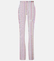 Pantalon slim Zigzag à taille haute Pantalon slim Zigzag à taille haute