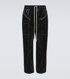 Pantalon tapered en coton mélangé Pantalon tapered en coton mélangé