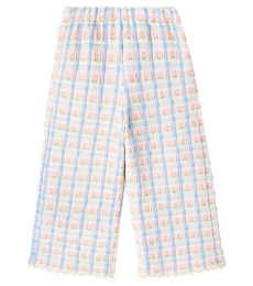 Pantalon Zora en coton mélangé à fleurs Pantalon Zora en coton mélangé à fleurs