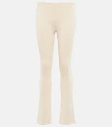 Pantalones ajustados de croché