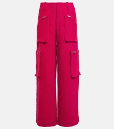 Pantalones anchos cargo de tiro alto Pantalones anchos cargo de tiro alto