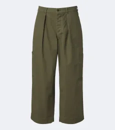 Pantalones anchos de algodón
