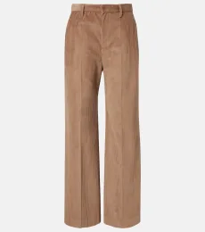 Pantalones anchos de pana de algodón con cuentas Monili Pantalones anchos de pana de algodón con cuentas Monili