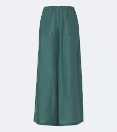 Pantalones anchos Éblouissant de lino Pantalones anchos Éblouissant de lino