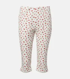 Pantalones capri Ebony en mezcla de algodón estampados Pantalones capri Ebony en mezcla de algodón estampados