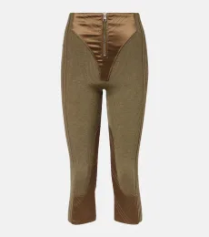 Pantalones capri en mezcla de lana Pantalones capri en mezcla de lana