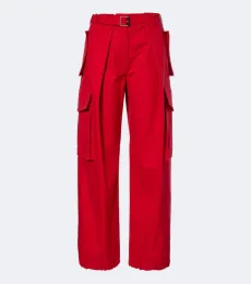 Pantalones cargo de algodón y seda Pantalones cargo de algodón y seda
