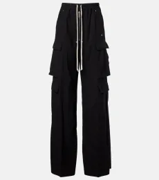 Pantalones cargo Jumbo Belas de algodón de tiro alto Pantalones cargo Jumbo Belas de algodón de tiro alto