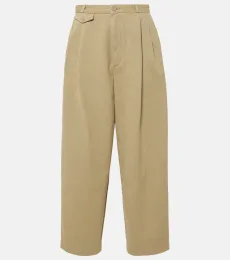 Pantalones chinos anchos Becker de sarga Pantalones chinos anchos Becker de sarga