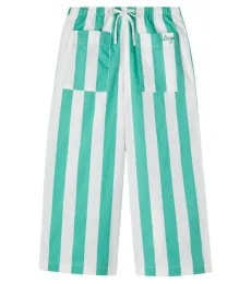 Pantalones de algodón a rayas Pantalones de algodón a rayas