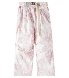 Pantalones de algodón con logo Pantalones de algodón con logo