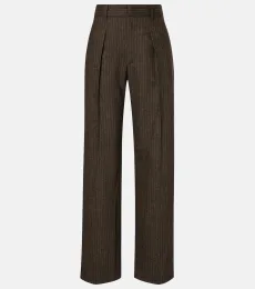 Pantalones de traje anchos Lisetta a rayas Pantalones de traje anchos Lisetta a rayas