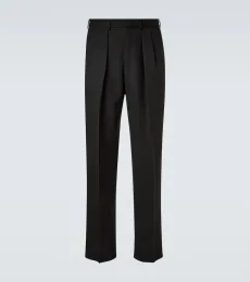 Pantalones de traje de lana Pantalones de traje de lana