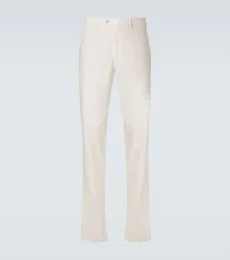 Pantalones rectos Carlo en mezcla de algodón Pantalones rectos Carlo en mezcla de algodón