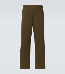 Pantalones rectos de algodón Pantalones rectos de algodón