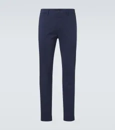 Pantalones rectos de algodón