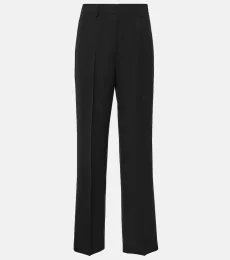 Pantalones rectos de tiro alto Pantalones rectos de tiro alto